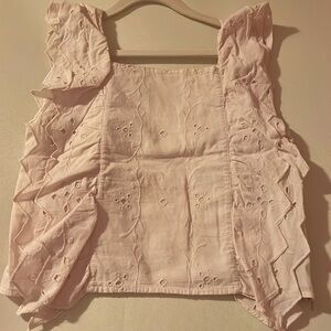 Zara brand girl's top, Size 10, baby pink color.